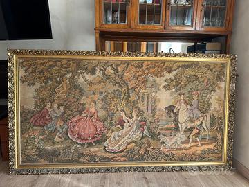 Grande Arazzo con scena galante, 213x115 cm