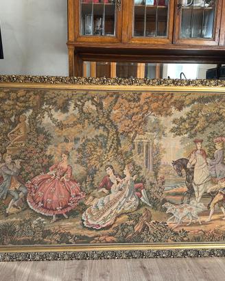 Grande Arazzo con scena galante, 213x115 cm