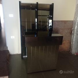 mobile bar vetro specchio vintage anni 70 