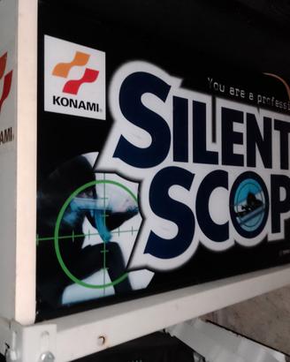 Testata cabinato SILENT SCOPE Konami