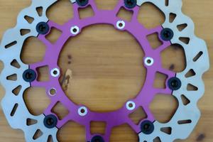 Disco freno anteriore motard ktm 320 new viola sx