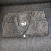 C. P. Company maglioncino collo a V  grigio scuro