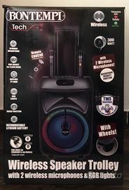 Cassa Amplificatore Bontempi Karaoke 2 Microfoni