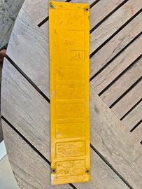 targa ripetitiva per appendice