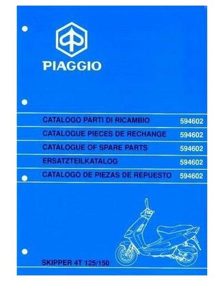 Catalogo ricambi Piaggio Skipper 125 e 150 4T