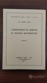 Complementi Ed Esercizi di Analisi Matematica Vol2