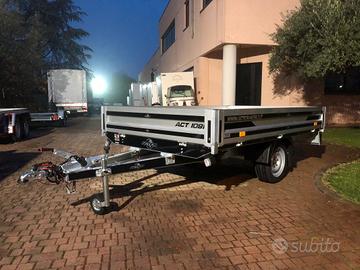 Rimorchio carrello con sponde 1500 kg