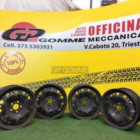 4 Cerchi Ferro 15 pollici Volkswagen Polo