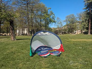 2 porte da calcio pieghevoli