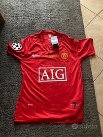 MANCHESTER UNITED MAGLIA HOME 2007/08 FINALE UCL