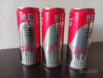 coca cola future legend lattine vuote