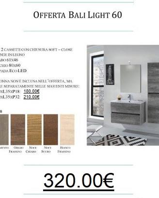 Mobile da bagno da 60 - Arredo bagno