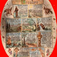 Piatto Ceramica Bavaria "Cantico delle Creature"