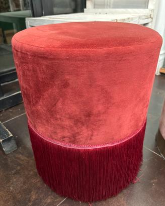 Lotto pouf velluto di design