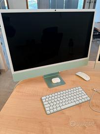 Imac verde M4 con scatola originale