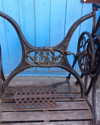 Rara base macchina da cucire ghisa STOEWER vintage