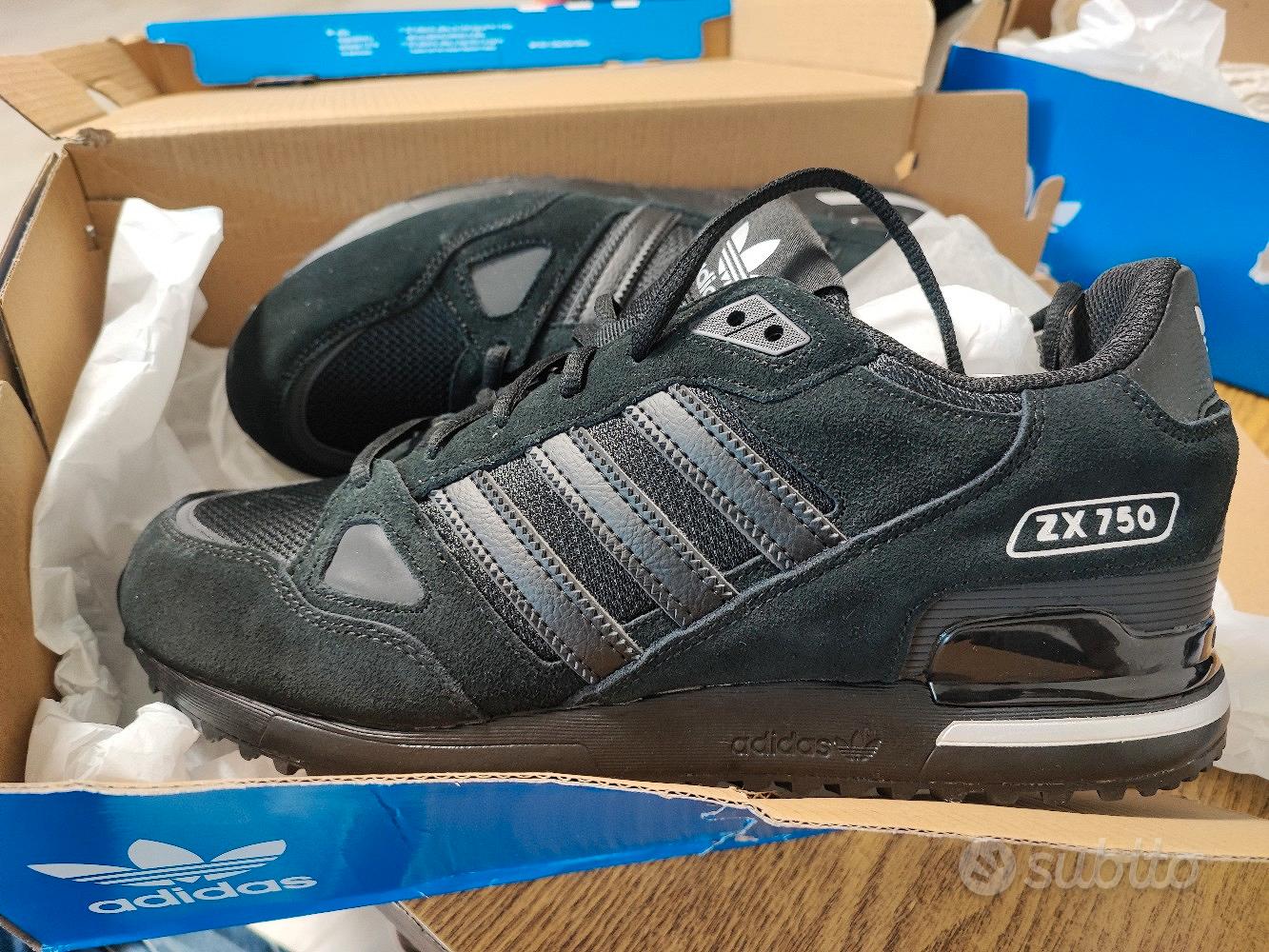 Adidas ZX 750 nere taglia 46 Abbigliamento e Accessori In vendita a Varese