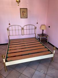 letto in ottone