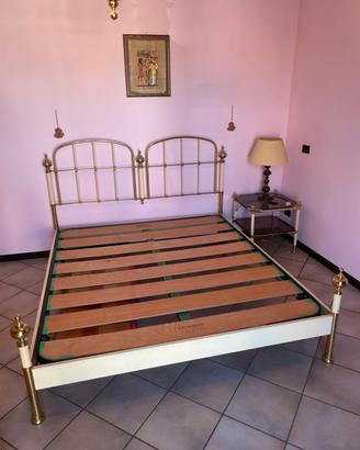 letto in ottone