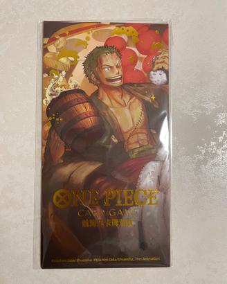 1x Promo Capodanno CHINA Roronoa Zoro Sealed Optcg