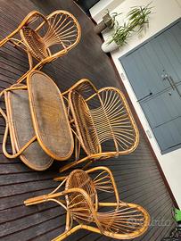 Set bamboo vintage