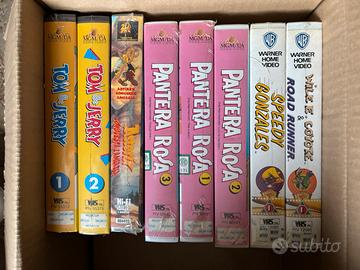 VHS, audiocassette e DVD