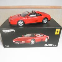 Ferrari 348 ts hot wheels elite 1 18