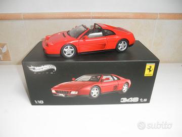 Ferrari 348 ts hot wheels elite 1 18