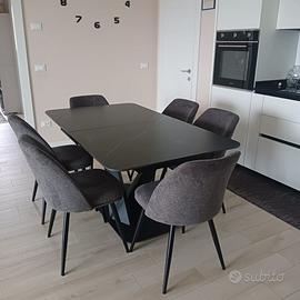 Tavolo allungabile in ceramica
