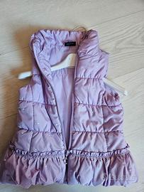 Piumino smanicato bambina Blukinds taglia 3/4 anni
