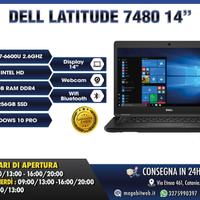 DELL LATITUDE 7480 14" - i7-6600U 2.6 GHz