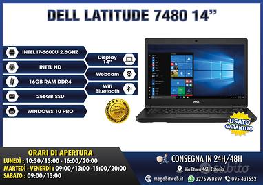 DELL LATITUDE 7480 14" - i7-6600U 2.6 GHz