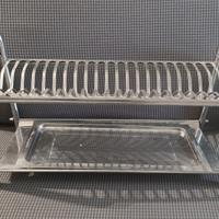 scolapiatti in acciaio