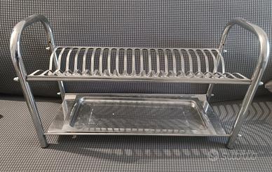 scolapiatti in acciaio