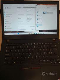 Lenovo T470, i5-6200, 8Gb Ram, 256Gb SSD