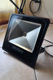 Faretto faro LED RGB 50W interno/esterno superslim