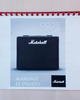 Manuale in italiano marshall code 25