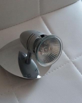 Lampada faretto cromato