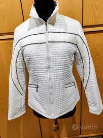 Piumino trapuntato bianco M