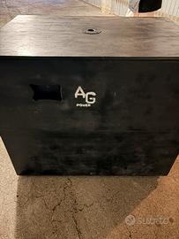 Subwoofer passivo con mobile e ruote