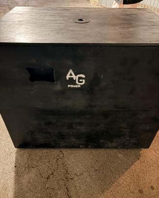 Subwoofer passivo con mobile e ruote