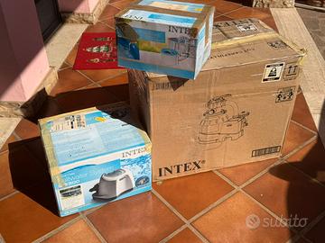 Filtro Intex 3200, Clorinator Intex qs500, Skimmer