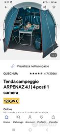 Tenda campeggio Decathlon 