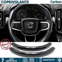 COPRIVOLANTE per VOLVO Effetto FIBRA CARBONIO Nero