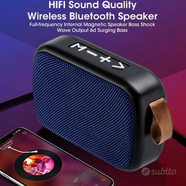 Altoparlante Bluetooth Portatile Subwoofer