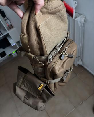 Zaino tan softair con camelback