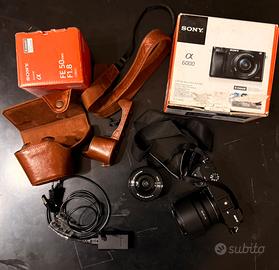 Sony alpha a6000 +2obbiettivi + accesori