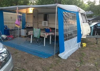 Veranda tendalino roulotte