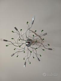 Lampadari in acciaio cromato 