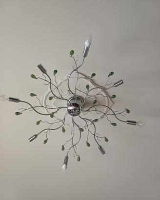 Lampadari in acciaio cromato 